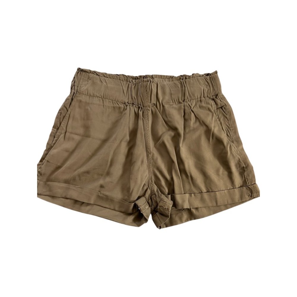 Celebrity Pink High Waist Pull on Shorts Olive Brown Green Small